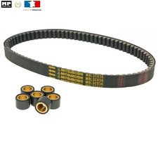 Kit COURROIE CRANTEE  FIBRE + 6 Galets SUZUKI  BURGMAN 125 K7-L6 2007-2016