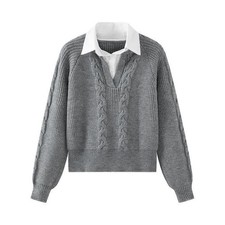 Pull Col Camisole Jacquard