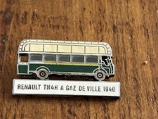 PINS PIN TRANSPORT BUS CAR RENAULT TN4H GAZ DE VILLE 1940