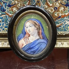 ancienne miniature peinte sur