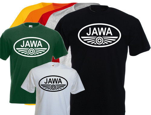 Shirt marqué jawa moto - t-shirt,