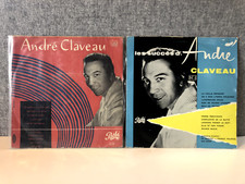 lot 2 vinyles 33 tours 25 cm ANDRE CLAVEAU