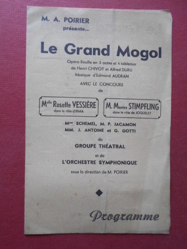 Programme grand mogol - grand,