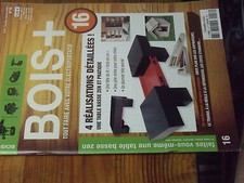 8µ? Revue BOIS + n°16 Plans encarté Table basse Zen Tete de lit Niche chien