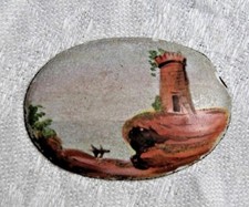 Ancienne plaque bombée émail sur cuivre XVIIIéme