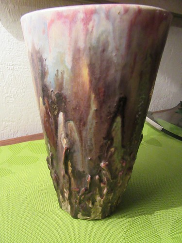 Vase ceramique emaux giraud - , "giraud