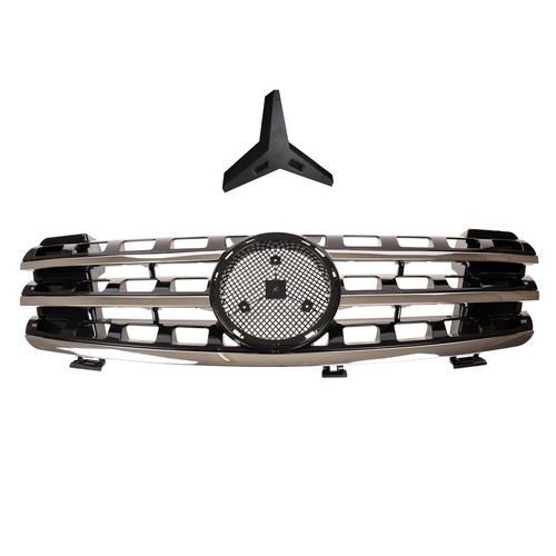 Calandre noir chrome - noir,
