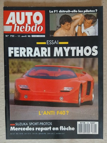 Auto hebdo 722 4 1990 - hebdo, 11/4/1990