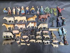 Enorme lot Quiralu Aludo etc...  Personnages animaux ferme et divers et décors