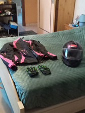 casque+Gants+blouson pour Femme taille M 