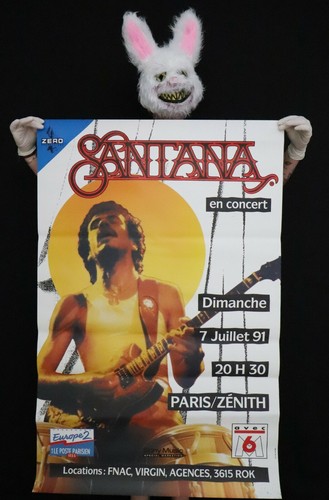 Santana affiche originale - santana,