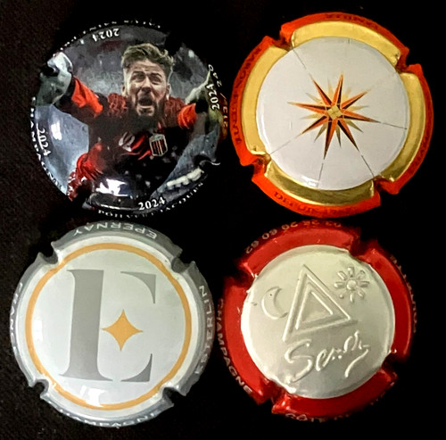 Lot capsules de - capsules, champagne