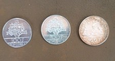 3 pièces de 100 francs en