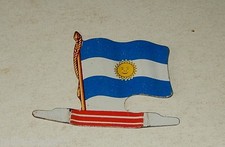 PLAQUE Drapeau ARGENTINE - Collection AMERICORAMA de L'ALSACIENNE Biscuits
