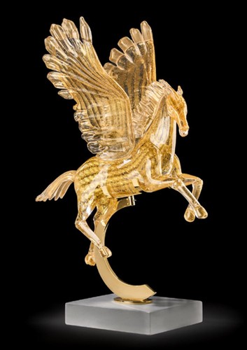 Cheval ailé verre - en, de