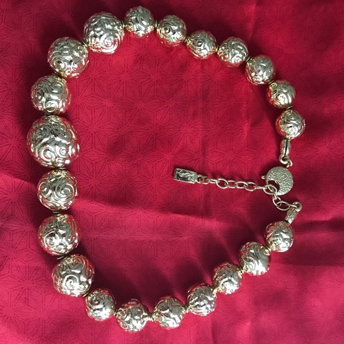 Collier métal doré - ,