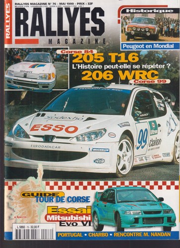 Rallyes magazine peugeot - magazine, n°76