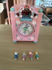 Horloge Polly Pocket COMPLÈTE et FONCTIONNELLE - Funtime Clock Play-set 1991