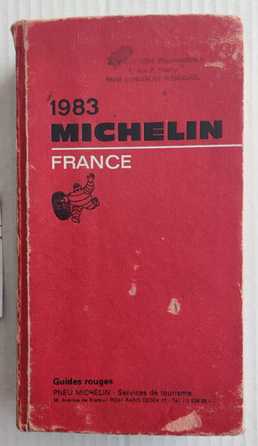 Guide rouge michelin 1983 - guide,