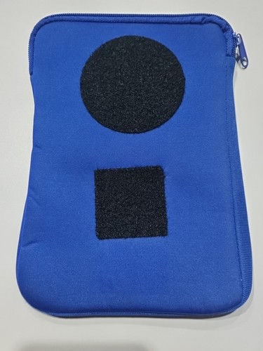 Pochette bleue pour tablette - pour,