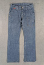 Jean Carpenter Baggy Lee Cooper Workwear W32 L34 Bleu Industriel Zip Fly