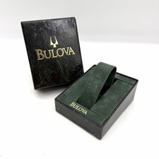 Boîte Vintage Bulova Verte