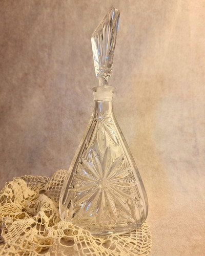 Carafe ancienne verre - carafe, pressé