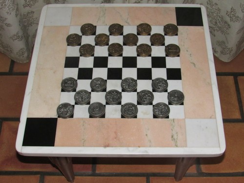 03f21 ancienne table marbre - 03f21,