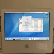 Apple iMac G5 Blanc Fonctionne . rare Dans Cette État Avec Système Os X Ok