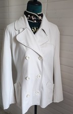 imperméable blanc caban