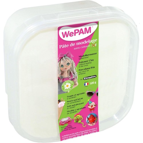 Pâte modeler blanc - pâte,