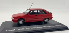 ODEON - Voiture de 1988 couleur rouge – RENAULT 11 Turbo 5 portes - 1/43 - OD...
