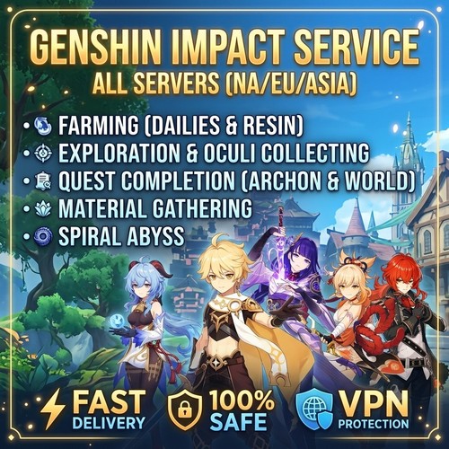 Genshin impact help farming - genshin, &