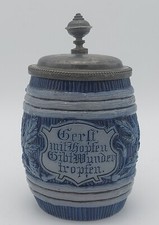 CHOPE A BIERE GRES ALLEMAND MWGr XXème Gersten und Hopfen gibt Wunder Tropfen