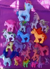 Vintage Gros lot 20 figurines Mon Petit Poney My Little Pony Hasbro & autres C18