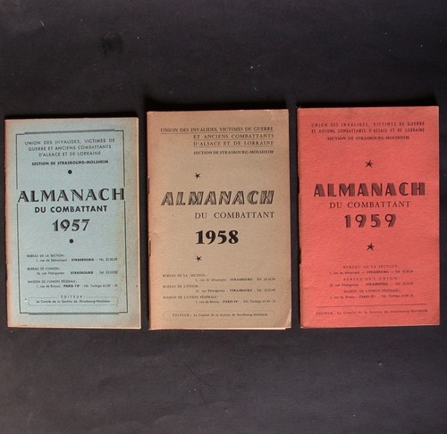 Armee lot almanachs du - lot, 3