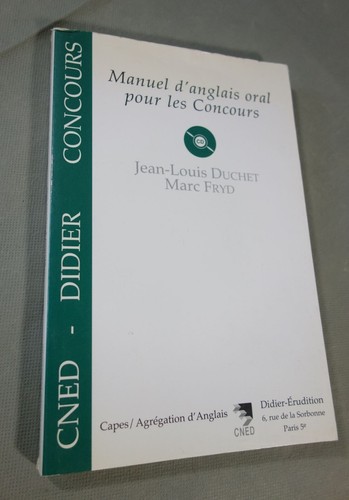 Manuel anglais oral pour - oral,