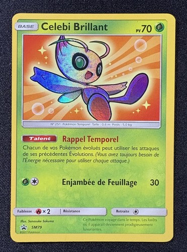 Carte pokémon celebi - pokémon, :