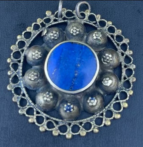 Vintage silver lapis lazuli - ,
