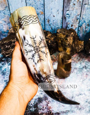 Corne boire viking - corne, tasse