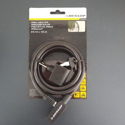 Antivol spirale clé - spirale, dunlop