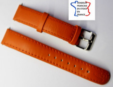 Anne GEDDES ; Bracelet montre ; 16mm ; cuir marron surpiqué ;JAMAIS PORTE/ BA004