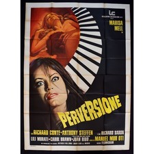 Affiche PERVERSION Marisa Mell Manuel Mur Oti Ribi Murati Conte A21