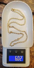 Chaîne Or Massif 10k Collier 6gr 46cm Vintage Necklace Solid Gold
