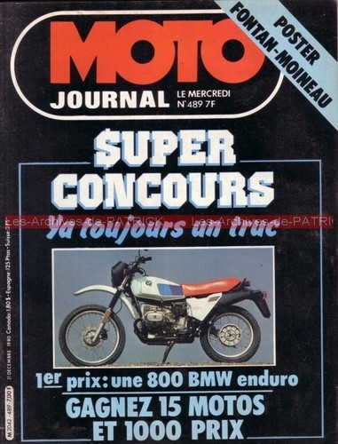 Moto journal 489 yamaha - ,