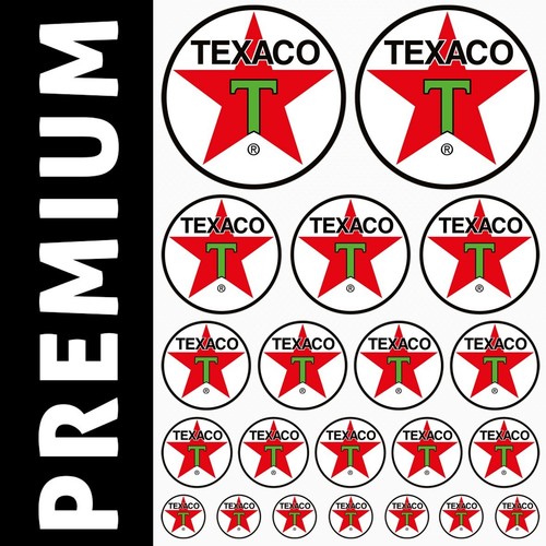 Texaco 21 stickers - 21,