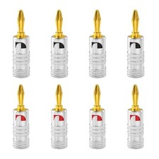8pcs fiche banane 4mm - fiche, pour