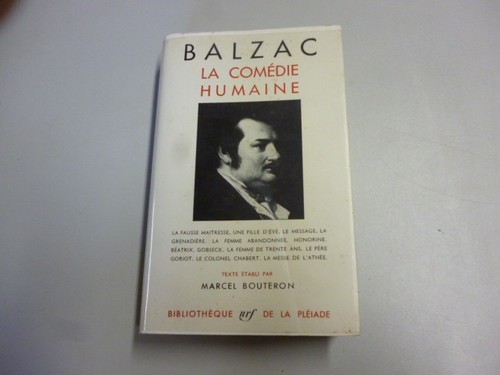 Balzac comédie humaine ii - comédie,