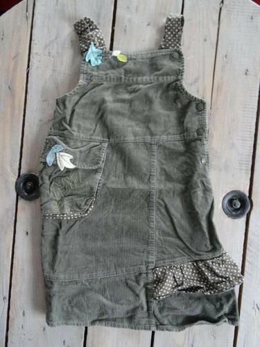 Robe bretelles vert kaki - robe,