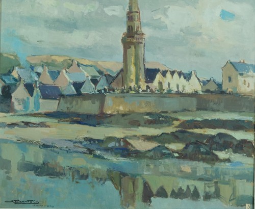 Tableau ancien breton eglise - ancien,